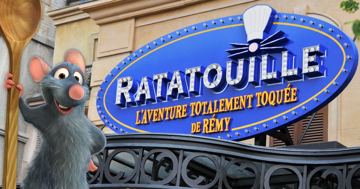 Attraction Ratatouille – DisneyLand Paris